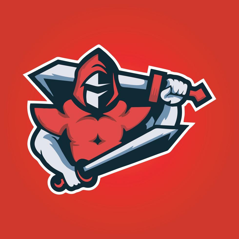 gamer mascot logo design vector, gamer illustration for sport team. modern illustrator concept style for badge vector