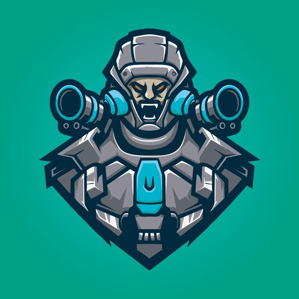 gamer mascot logo design vector, gamer illustration for sport team. modern illustrator concept style for badge vector