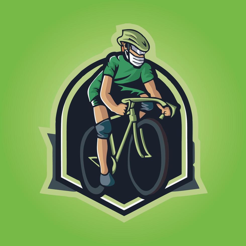 gamer mascot logo design vector, gamer illustration for sport team. modern illustrator concept style for badge vector