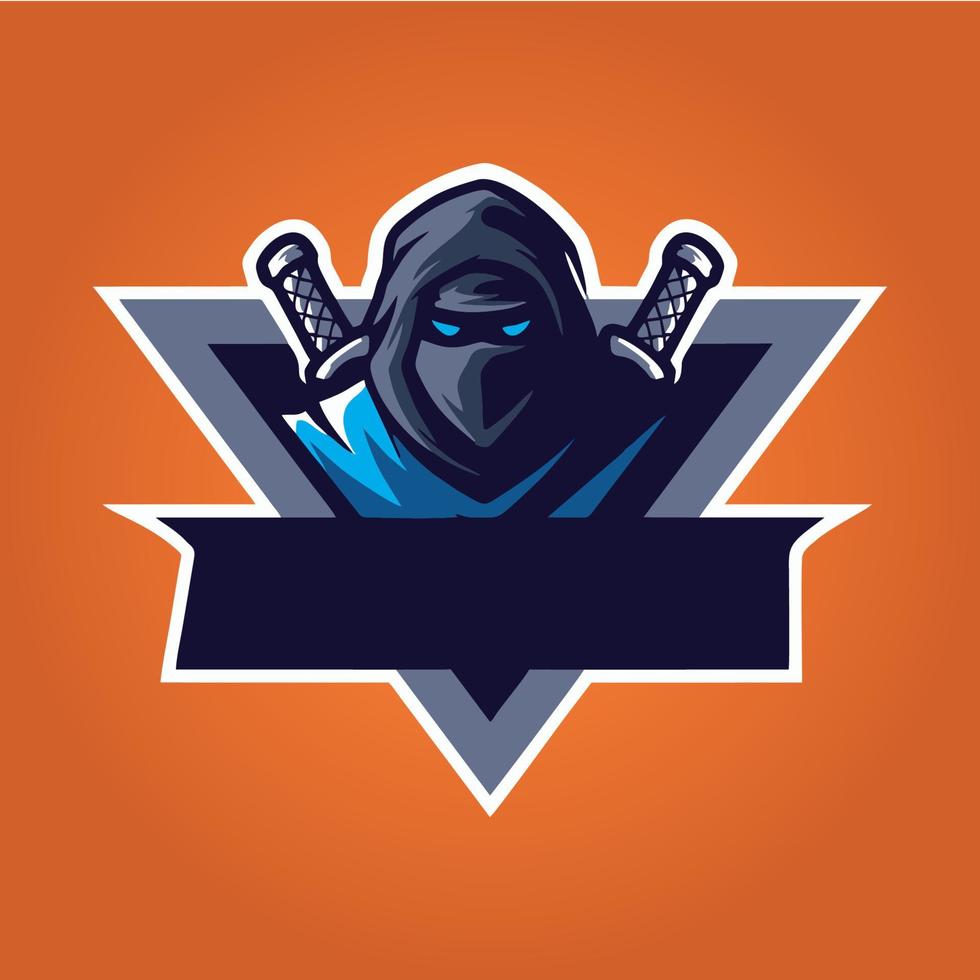 gamer mascot logo design vector, gamer illustration for sport team. modern illustrator concept style for badge vector