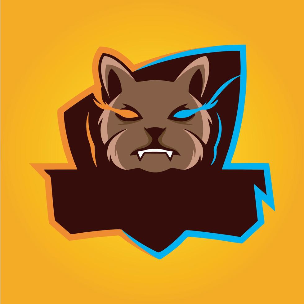 gamer mascot logo design vector, gamer illustration for sport team. modern illustrator concept style for badge vector