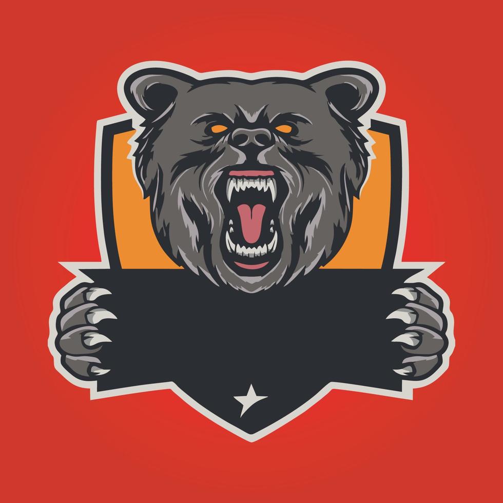 gamer mascot logo design vector, gamer illustration for sport team. modern illustrator concept style for badge vector