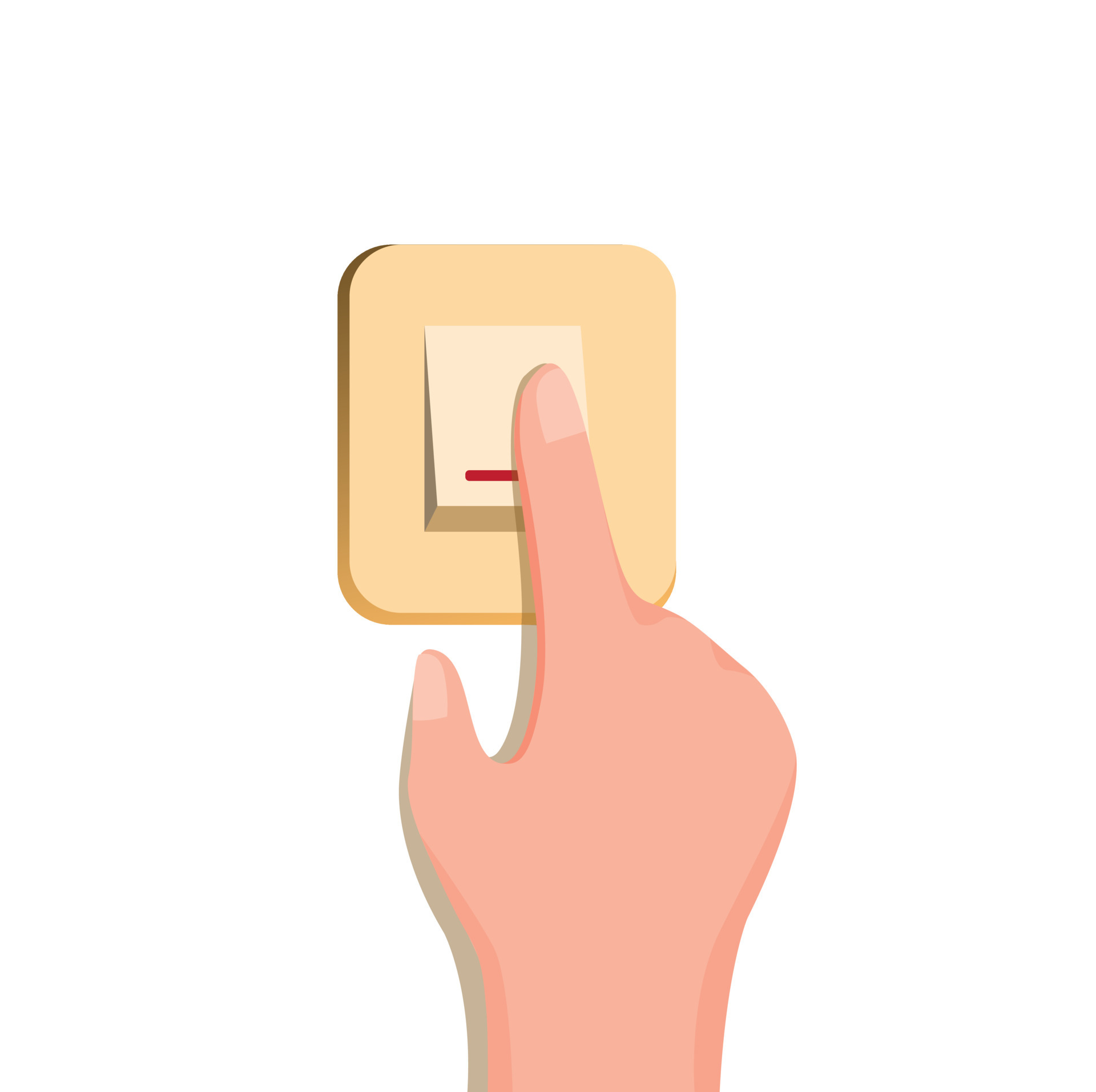 Toggle switch. Hand turning off the light for save electricity in cartoon  flat illustration editable vector 4599704 Vector Art at Vecteezy