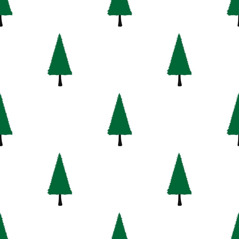 gráficos vectoriales de diseño de árbol de cono verde. patrón de costura de fondo para papel tapiz, telón de fondo, textil y sus necesidades de diseño. plantillas modernas vector