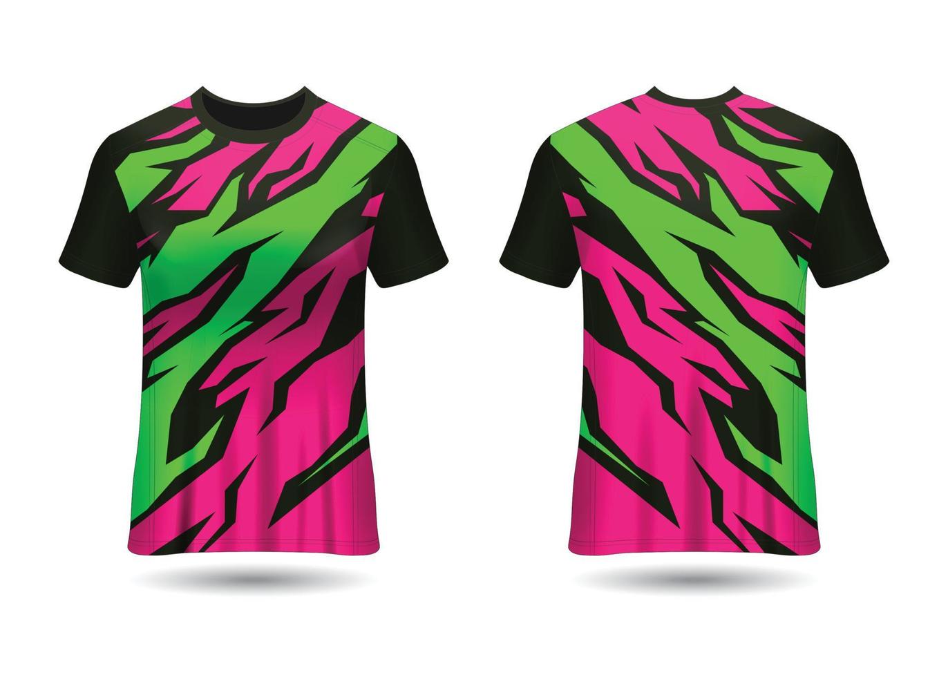 Plantilla de diseño de camiseta de carreras deportivas para vector de uniformes de equipo