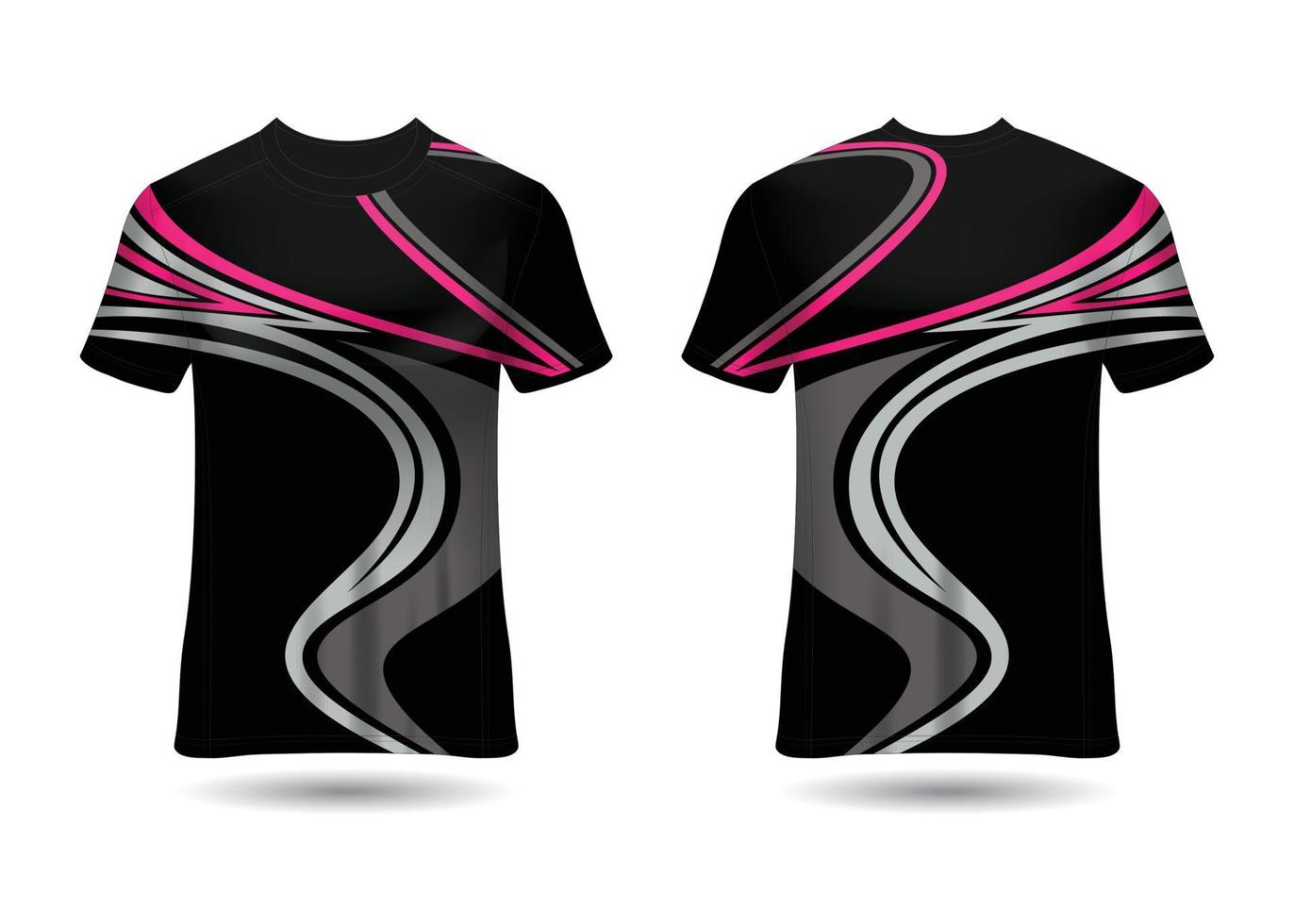 Sports Racing  Jersey Design Template for Team Uniforms Vector
