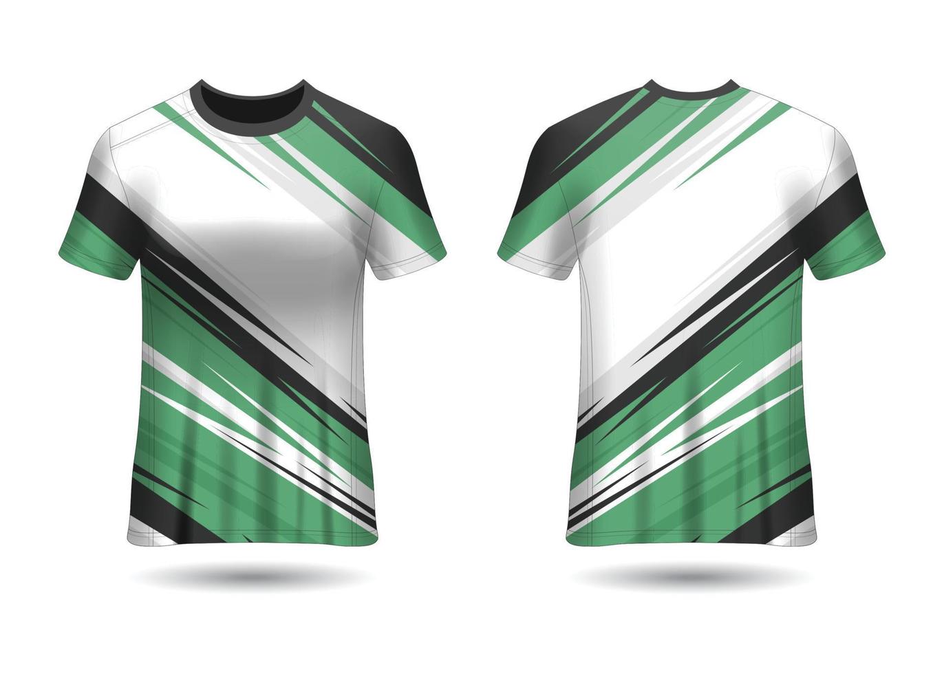 Sports Racing  Jersey Design Template for Team Uniforms Vector