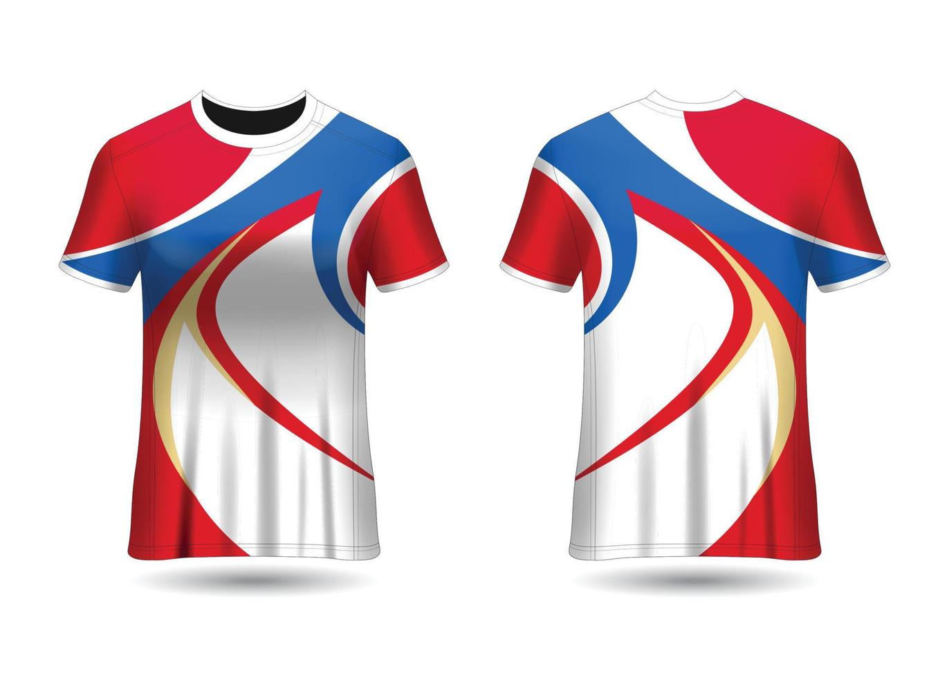 Plantilla de diseño de camiseta de carreras deportivas para vector de uniformes de equipo