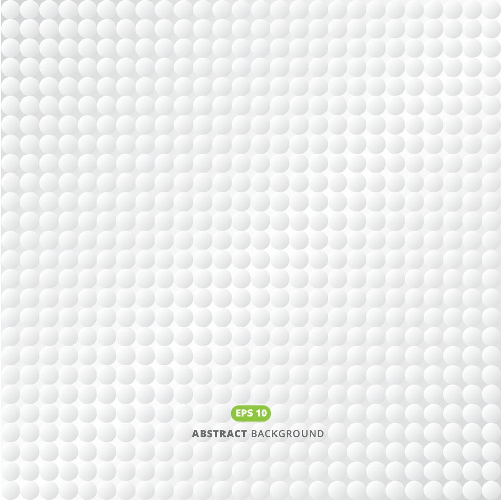 Abstract background stripe 3d circle pattern repeating gradient white and gray. vector
