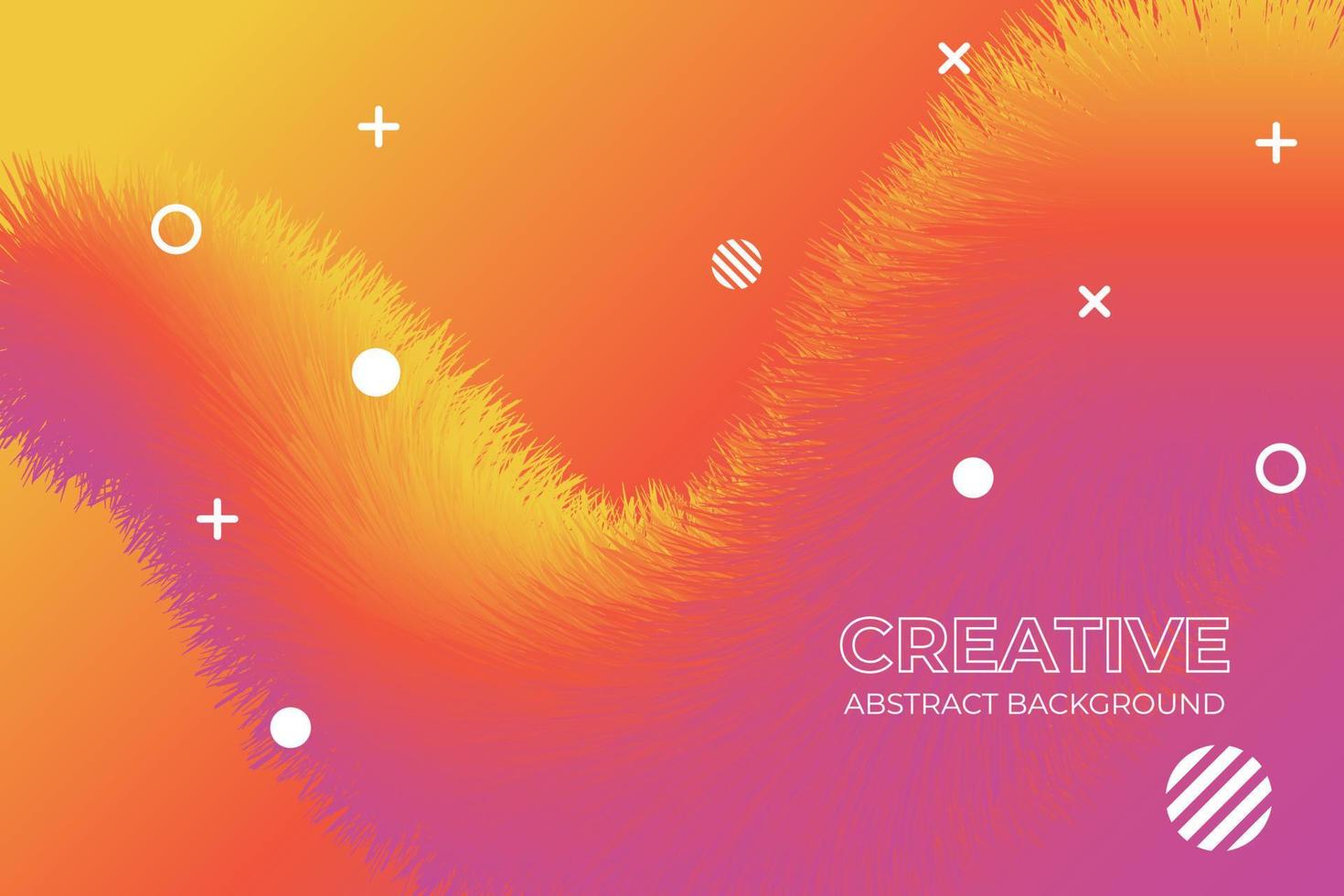 Abstract background vector. Fur, feather gradation. Modern design for cover, banner, landing page or wallpaper. vector