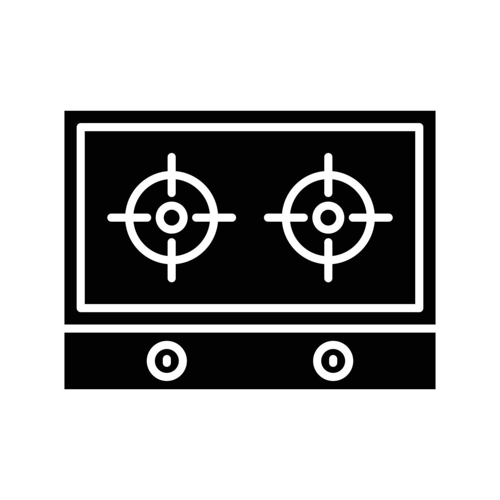 Stove Glyph Icon vector