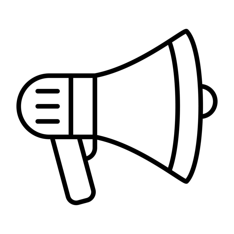 Megaphone Line Icon vector