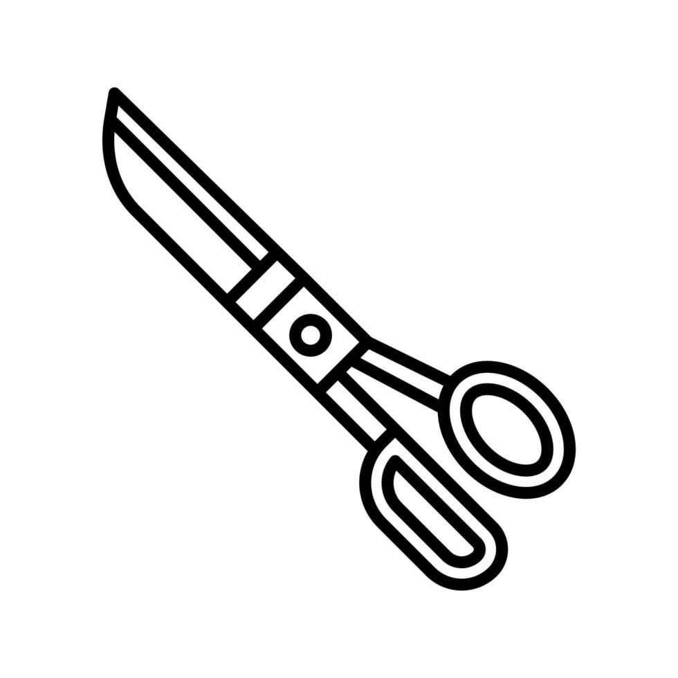 Scissor Line Icon 4602012 Vector Art at Vecteezy