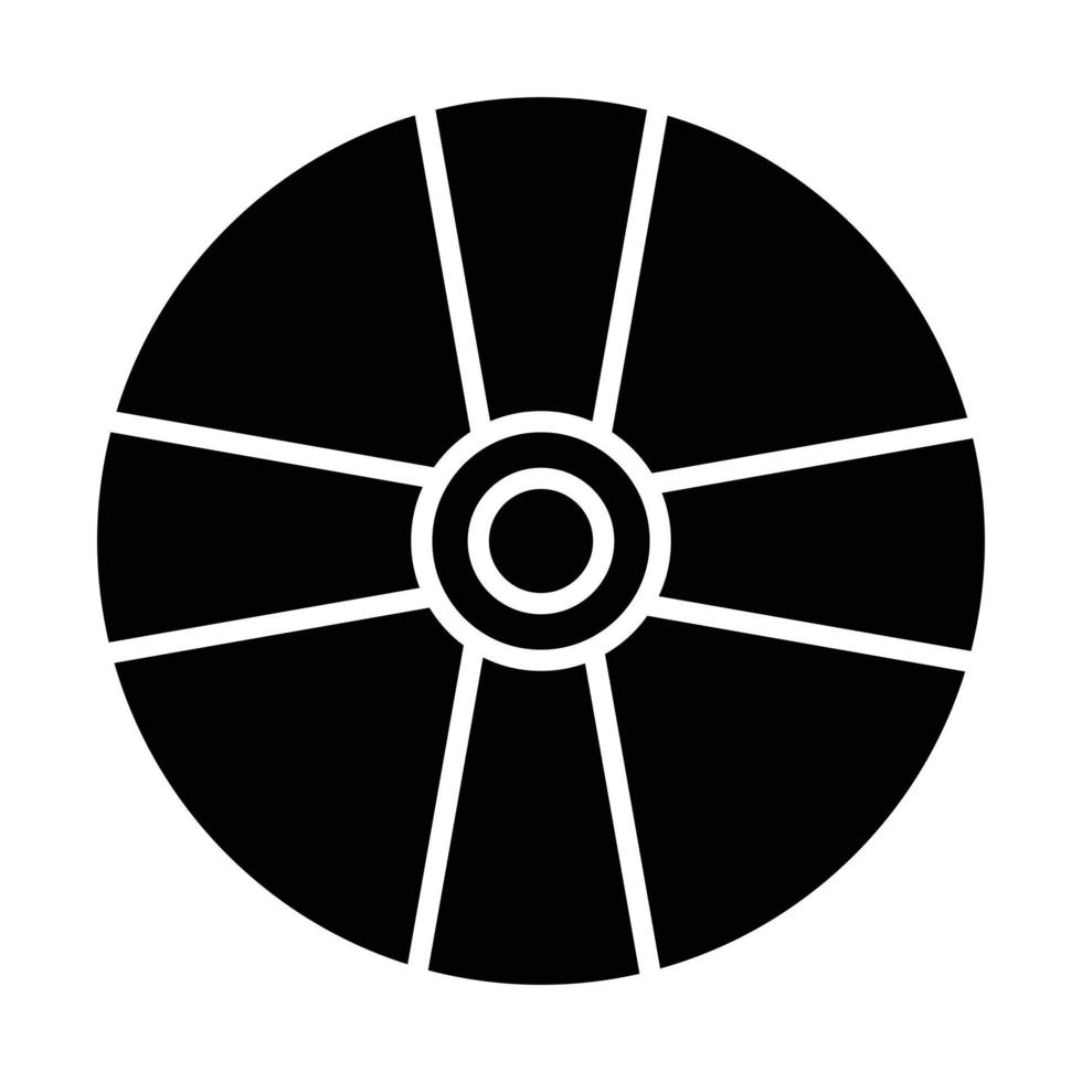 CD Glyph Icon vector