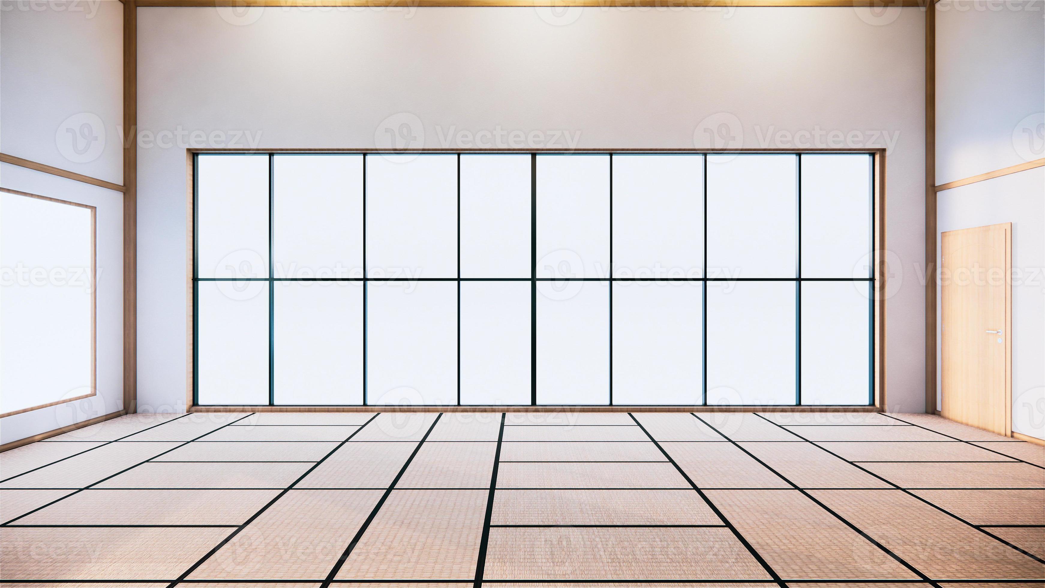 Big empty room Interior mock up.3D rendering 4602258 Stock Photo at