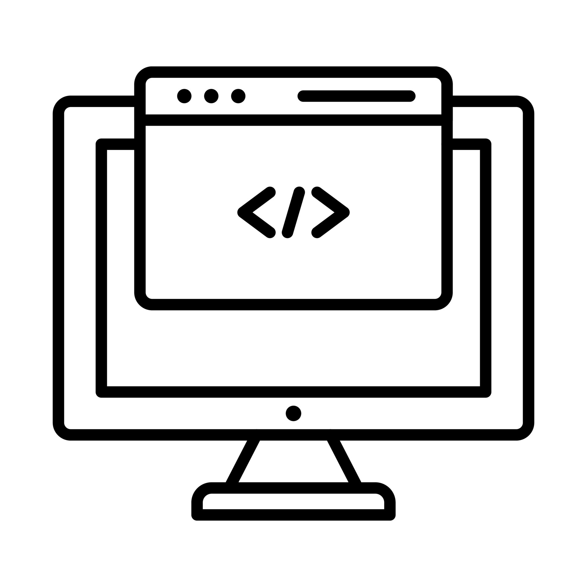 Website Code Line Icon 4602264 Vector Art at Vecteezy