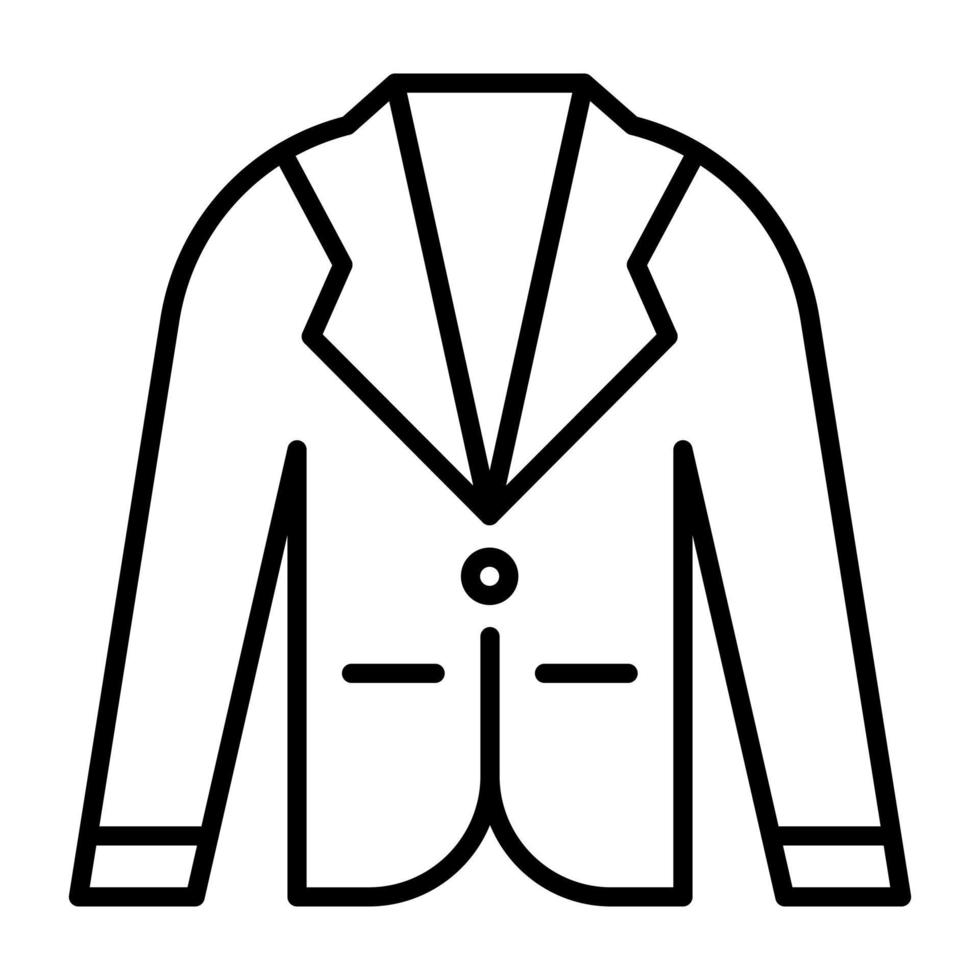 Tuxedo Line Icon vector