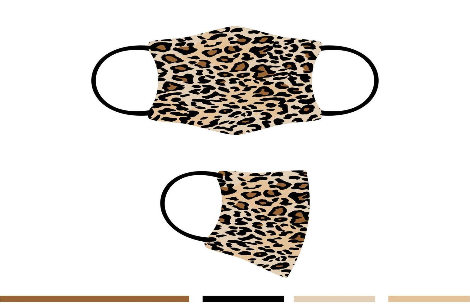 Scuba Mask Medical Leopard pa... vector