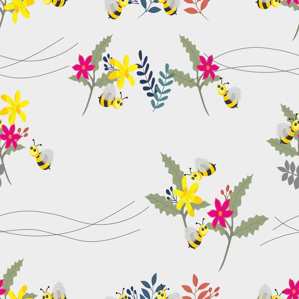 beautiful seamless pattern for background vector