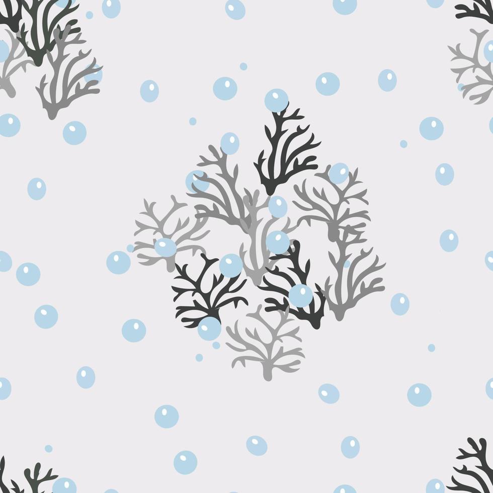 beautiful seamless pattern of sea background vector