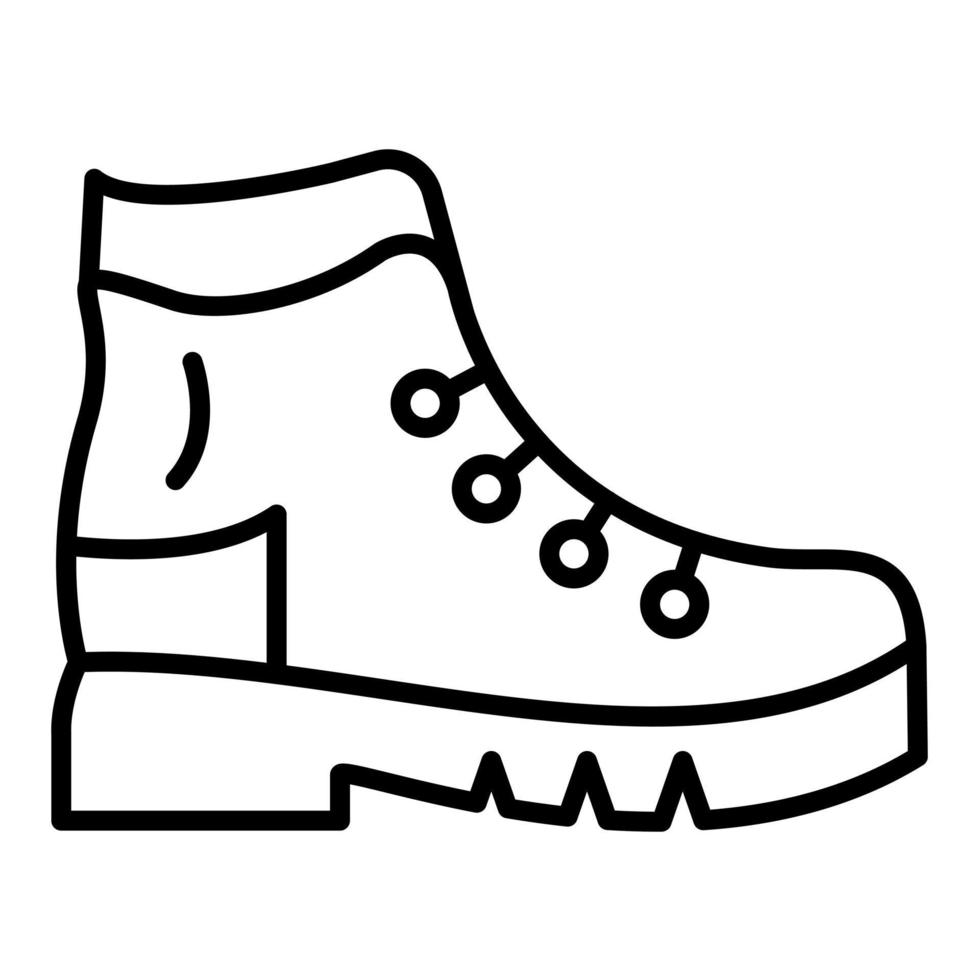 Boots Line Icon vector