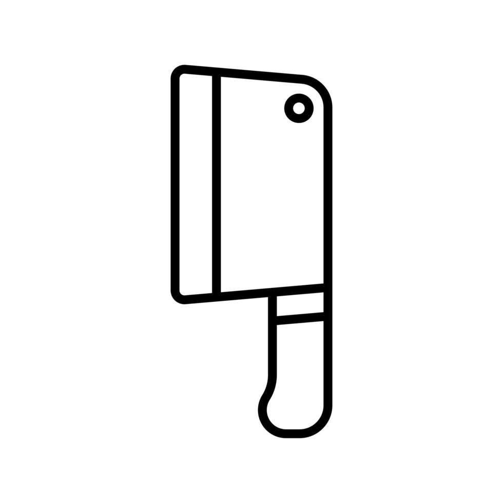 Cleaver Line Icon vector