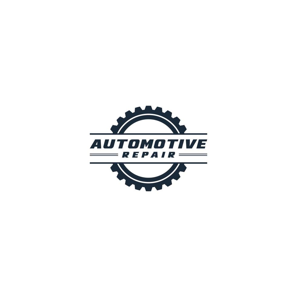 automotive logo template in white background vector