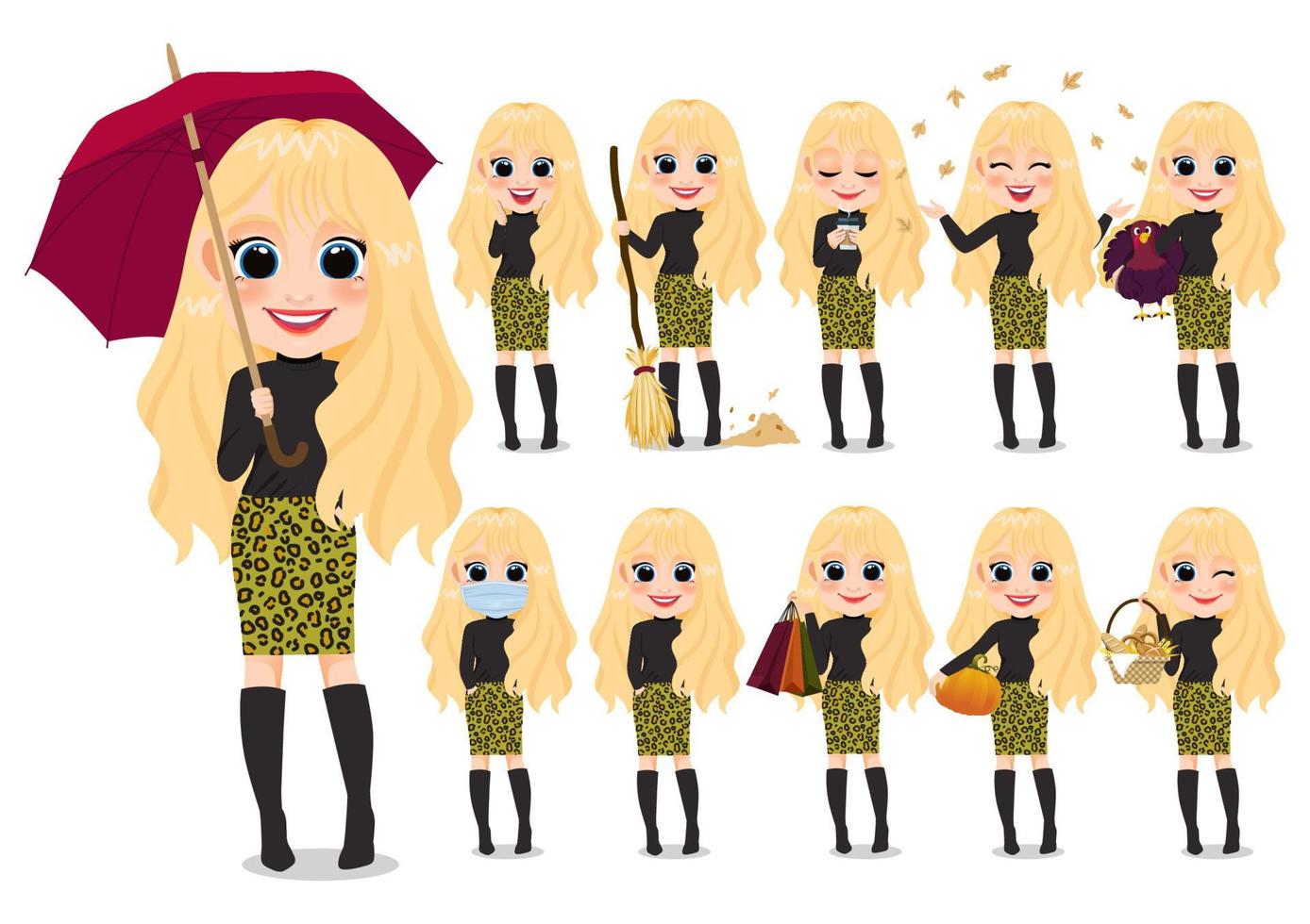 girl cartoon characters with blonde hair