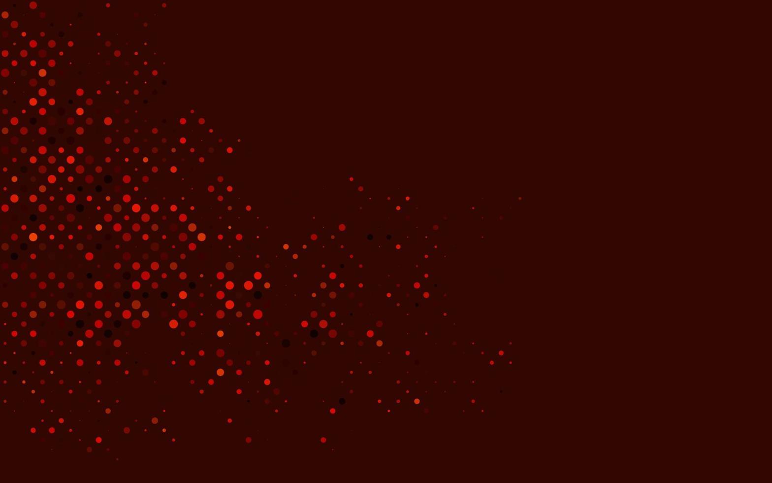 Light Orange vector background with bubbles.