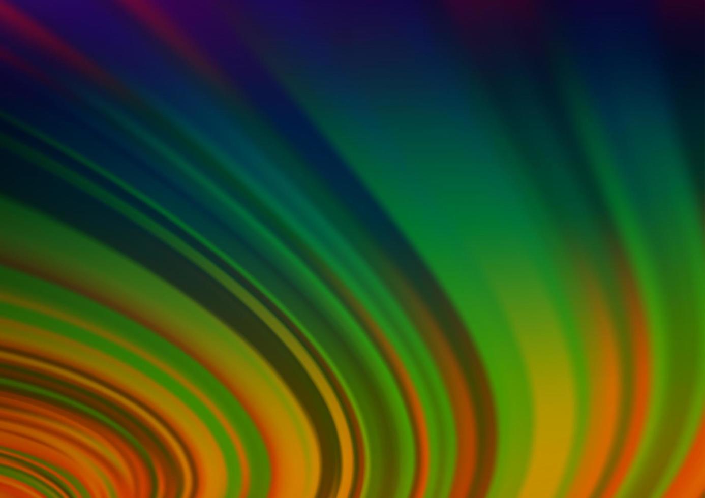 Dark Multicolor, Rainbow vector glossy abstract template.