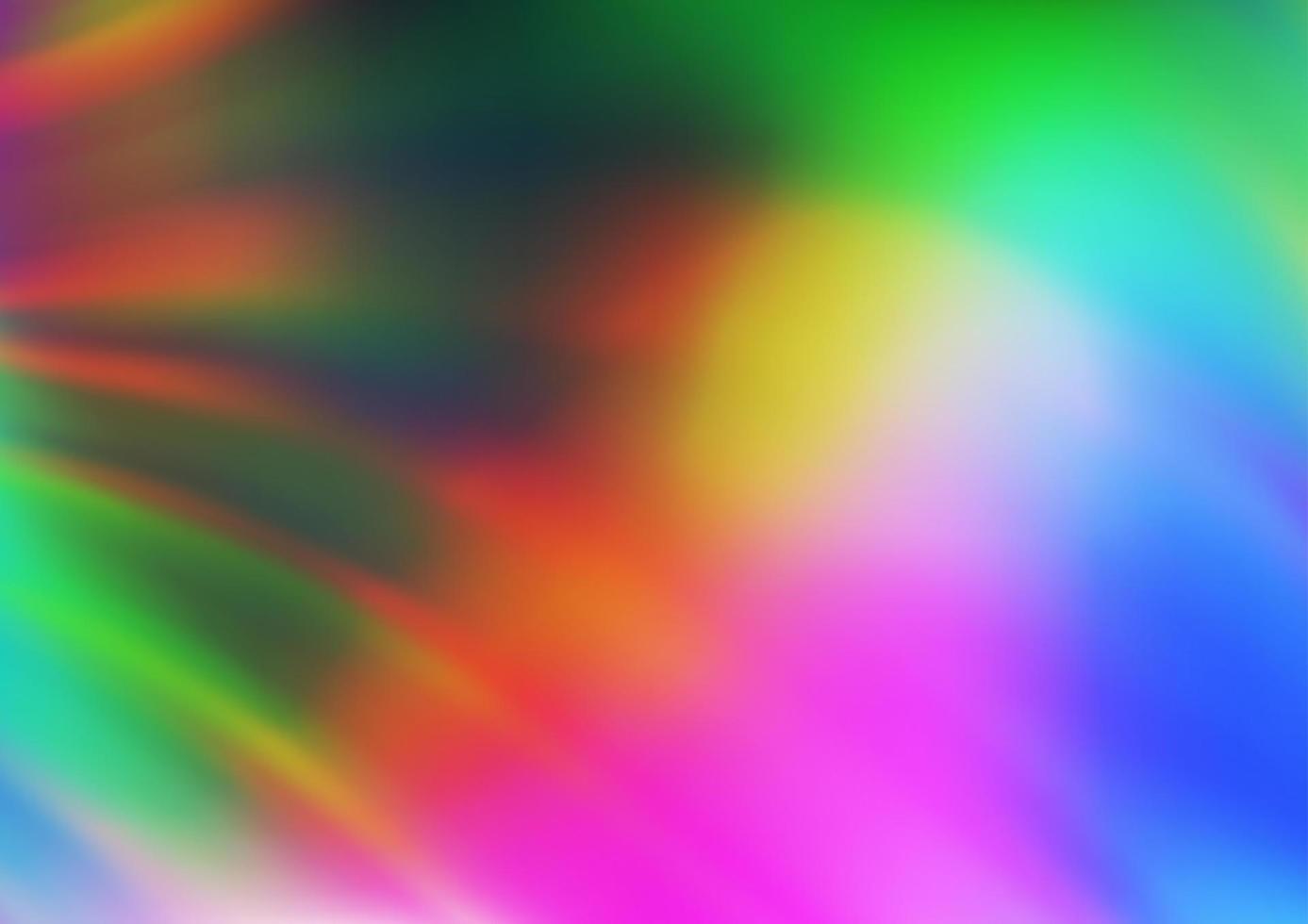 Light Multicolor, Rainbow vector abstract blurred background.