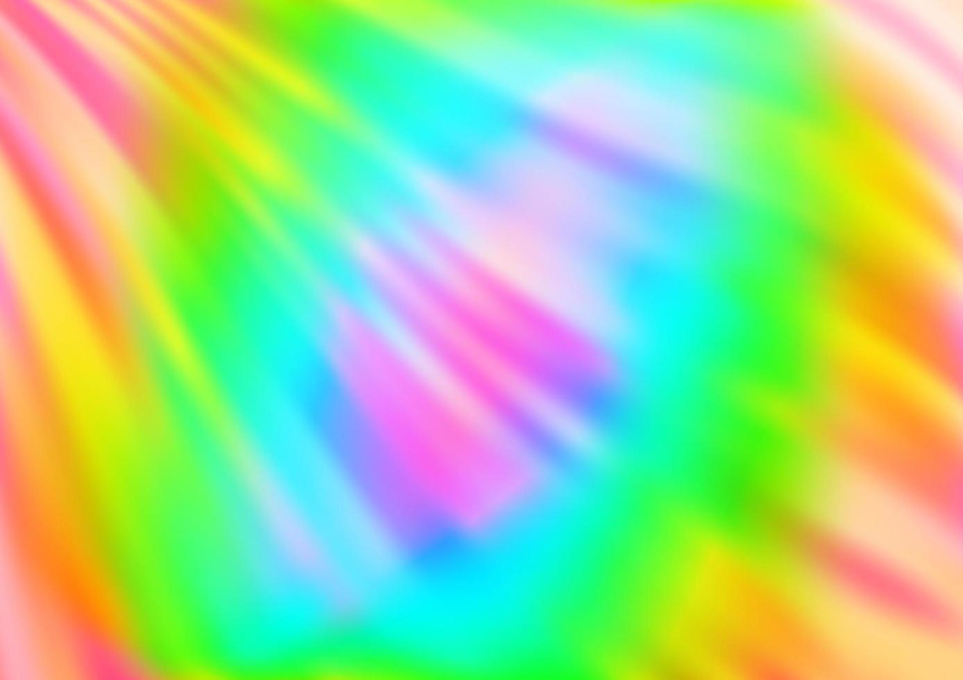 Light Multicolor, Rainbow vector pattern with bent ribbons.