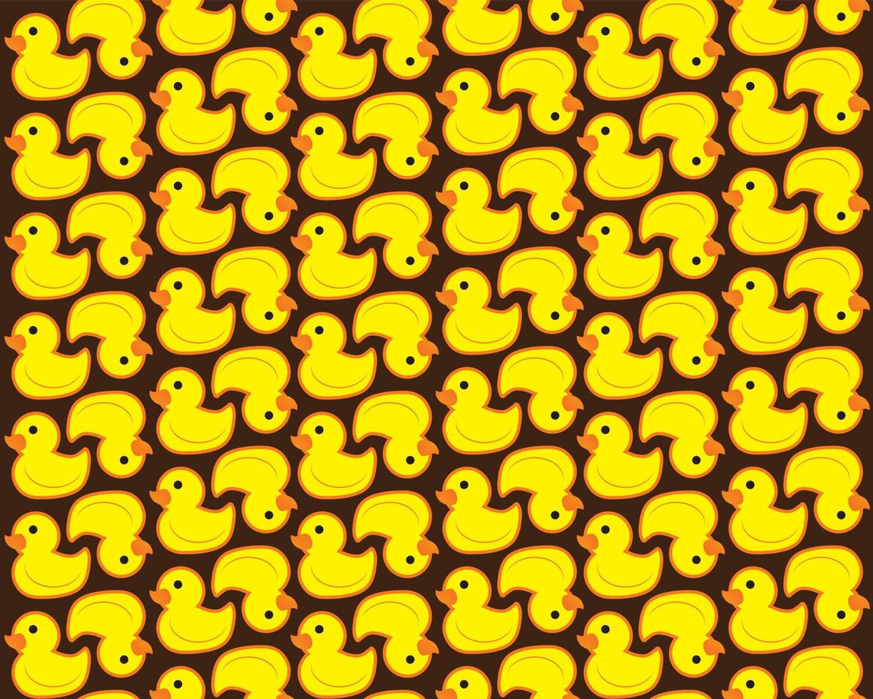 Duck Pattern Background vector