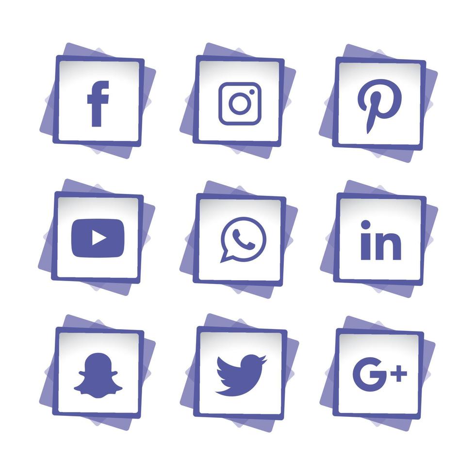 tecnología de iconos planos de redes sociales, red. venta de cara sonriente de grupo de fondo. compartir, me gusta, ilustración vectorial twitter, youtube, whatsapp, snapchat, facebook, instagram, tiktok, tok vector