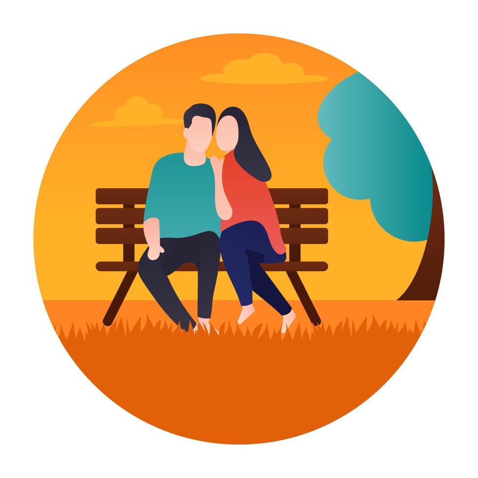 Dating Couple Concepts vector