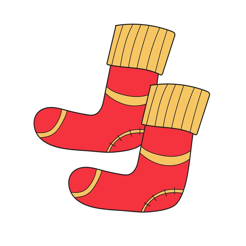 icono de dibujos animados simple. imagen para niños, calcetines cálidos hasta la rodilla. rojo y amarillo 4606148 Vector en Vecteezy icono de dibujos animados simple. imagen para niños, calcetines cálidos hasta la rodilla. rojo y amarillo 4606148 Vector en Vecteezy