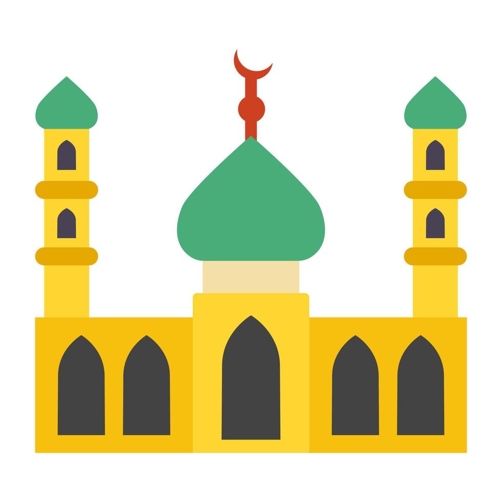 Trendy Mosque Concepts vector