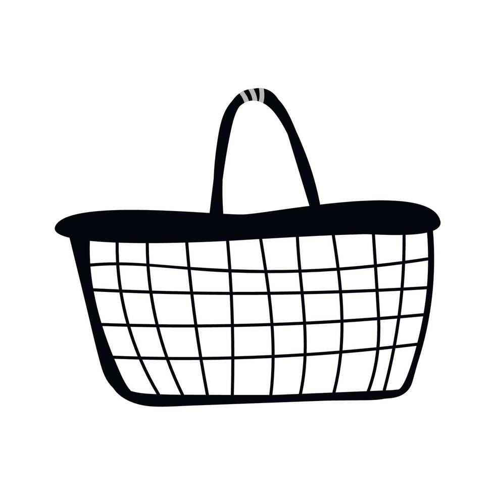 shoping Basket Bag Container doodle vector