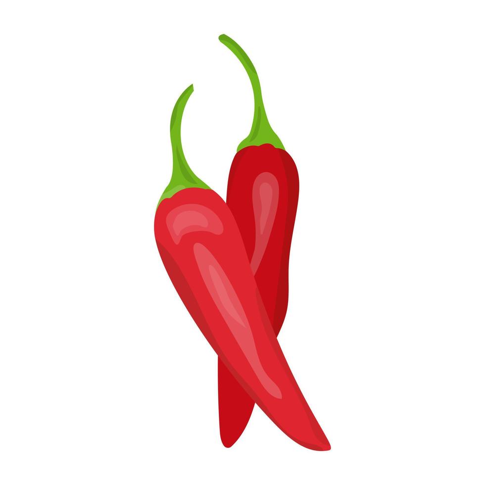 Red Peppers Concepts vector
