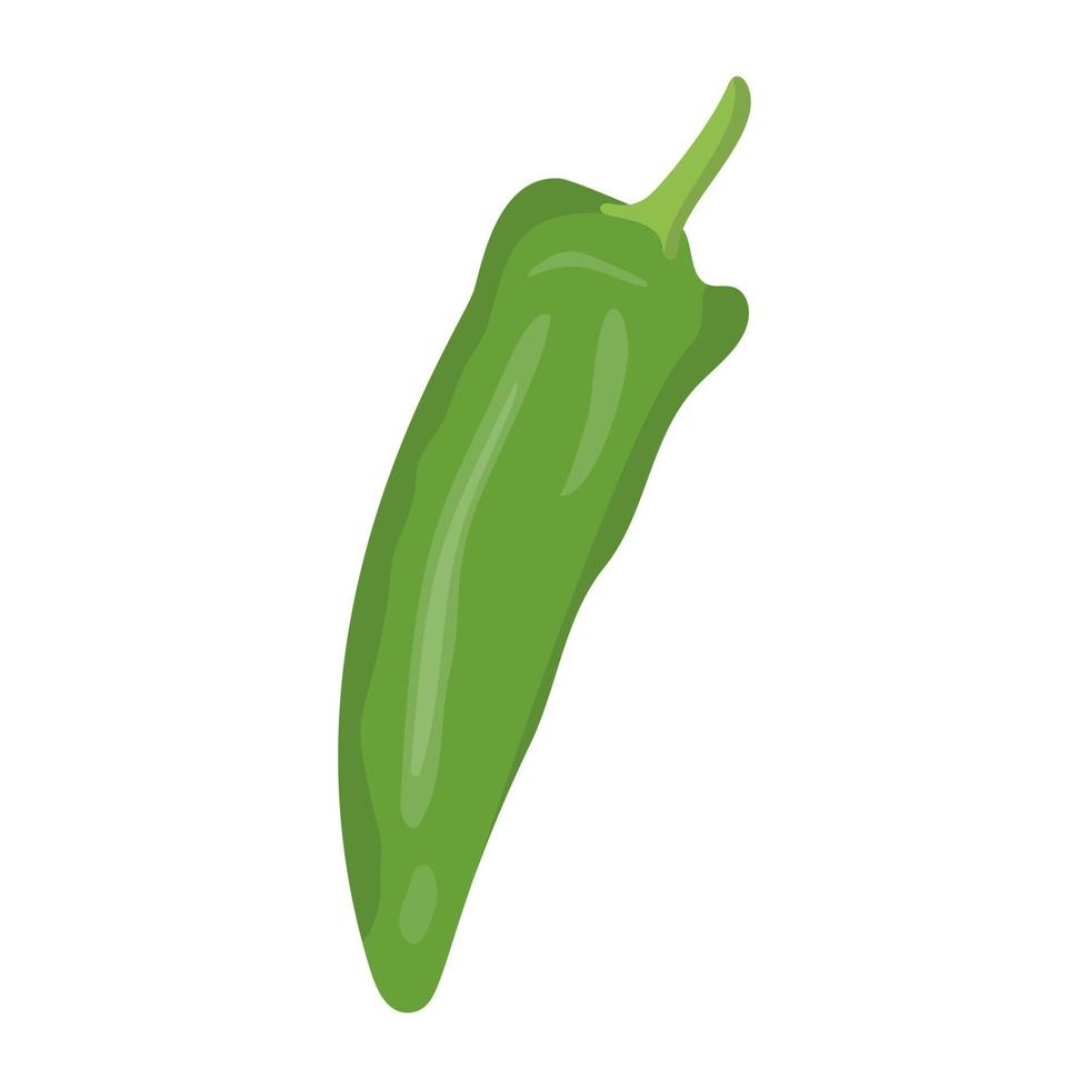 conceptos de pimiento cubanelle vector