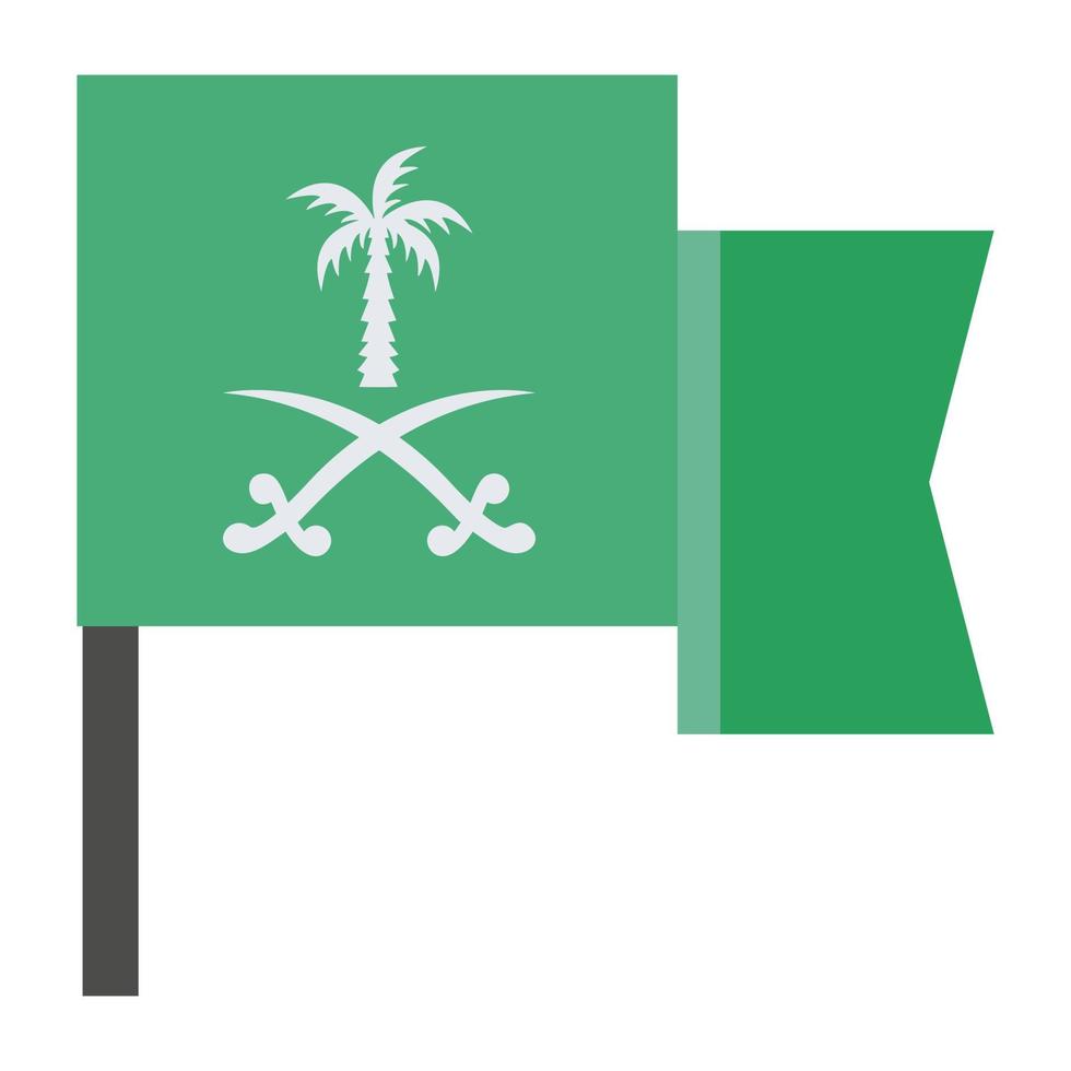 Saudi Flag Concepts vector