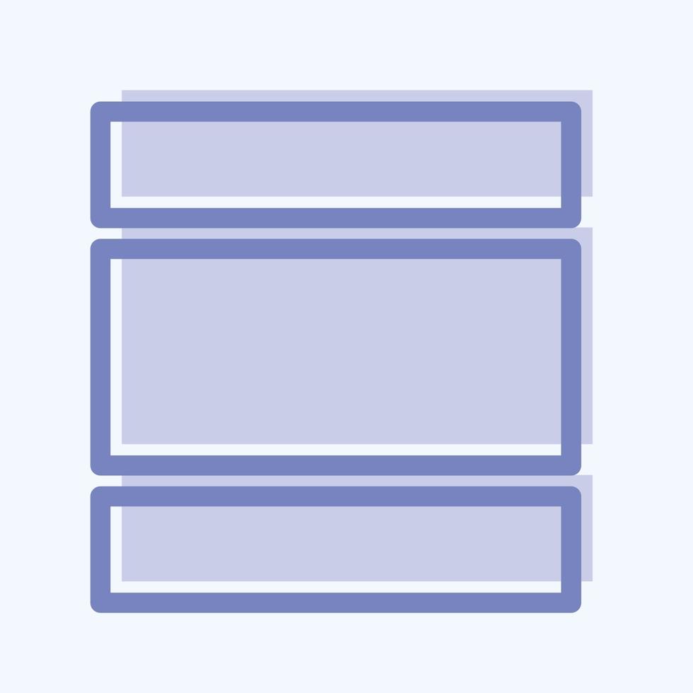 Icon View Day - Two Tone Style - Simple illustration,Editable stroke vector