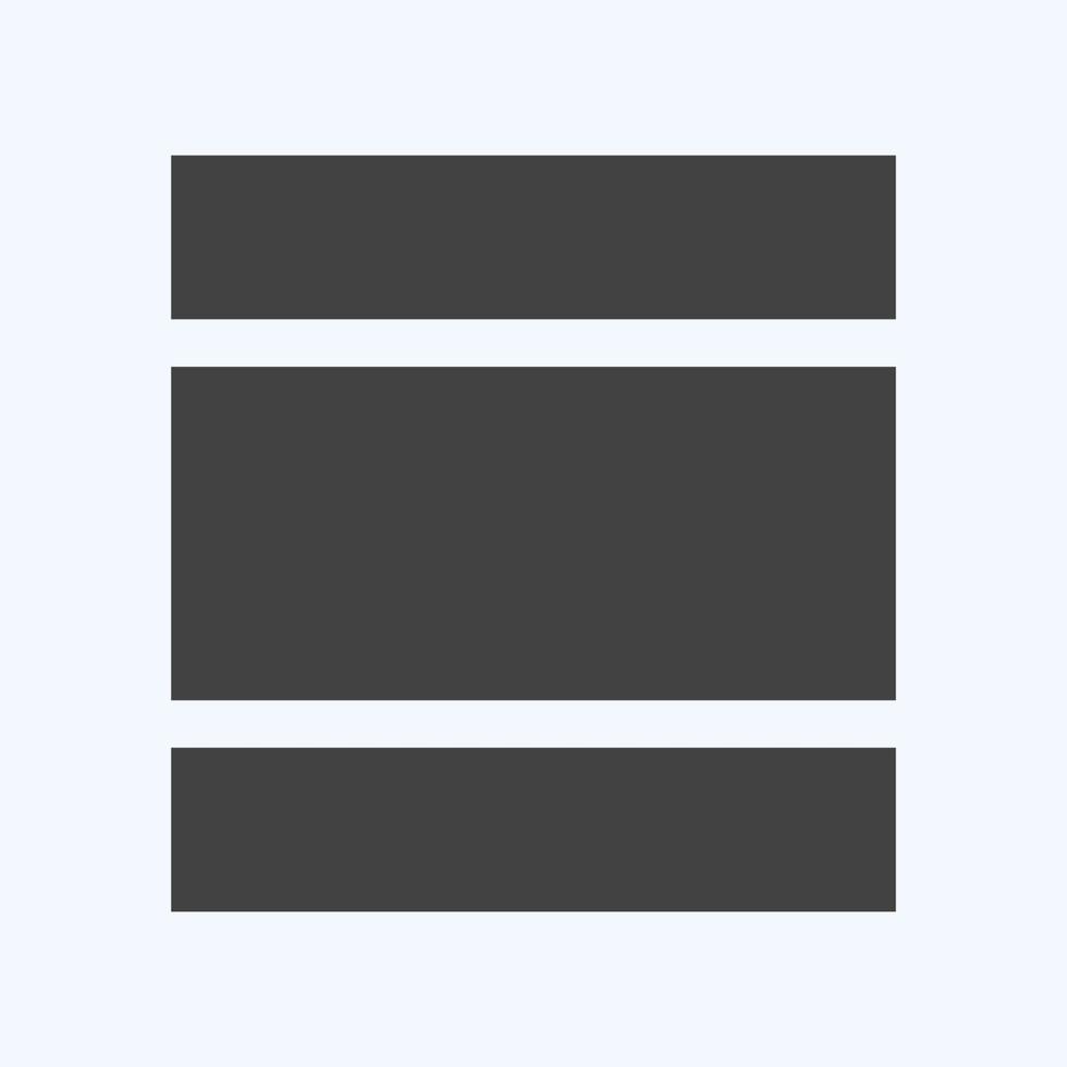 Icon View Day - Glyph Style - Simple illustration,Editable stroke vector