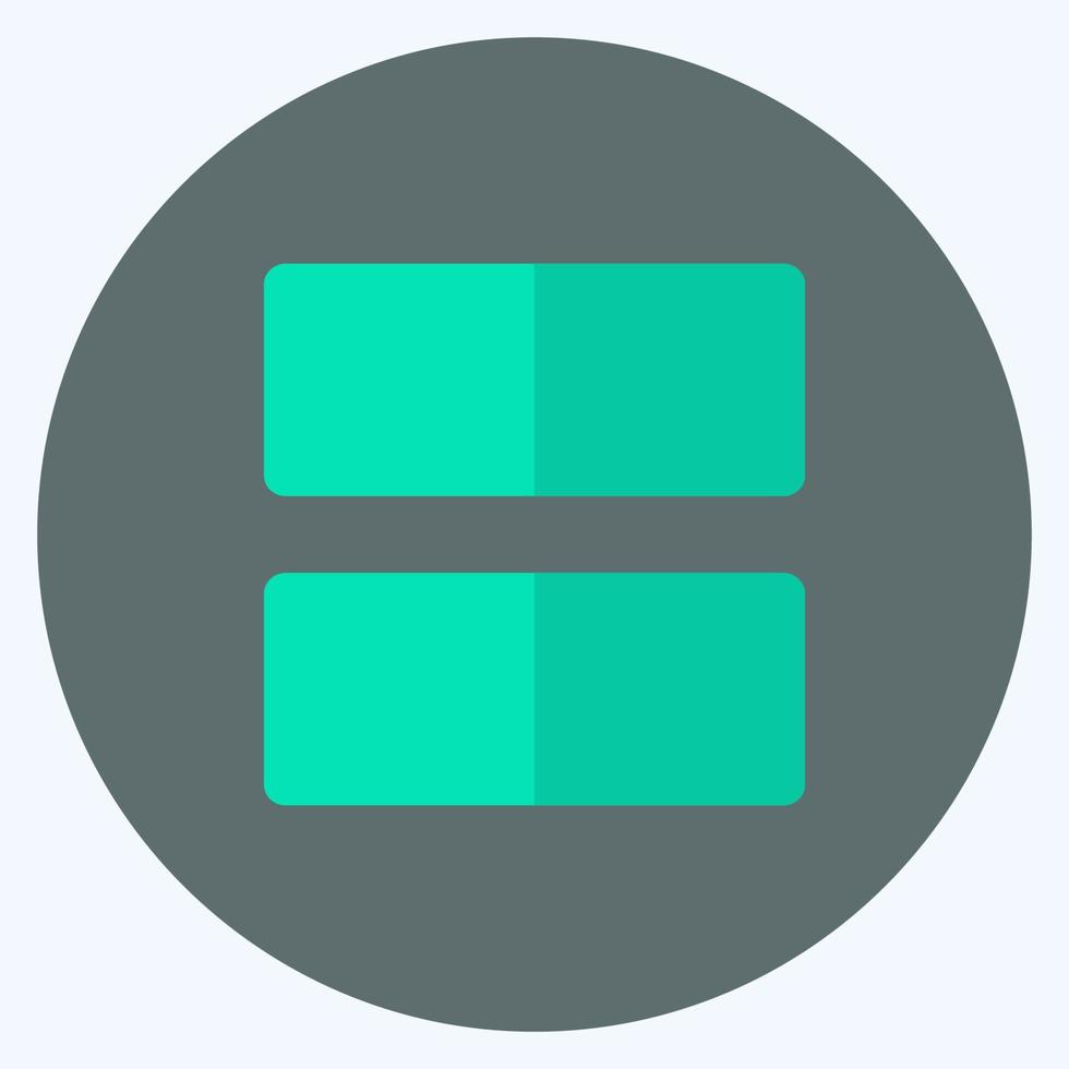 Icon View Array - Flat Style - Simple illustration,Editable stroke vector