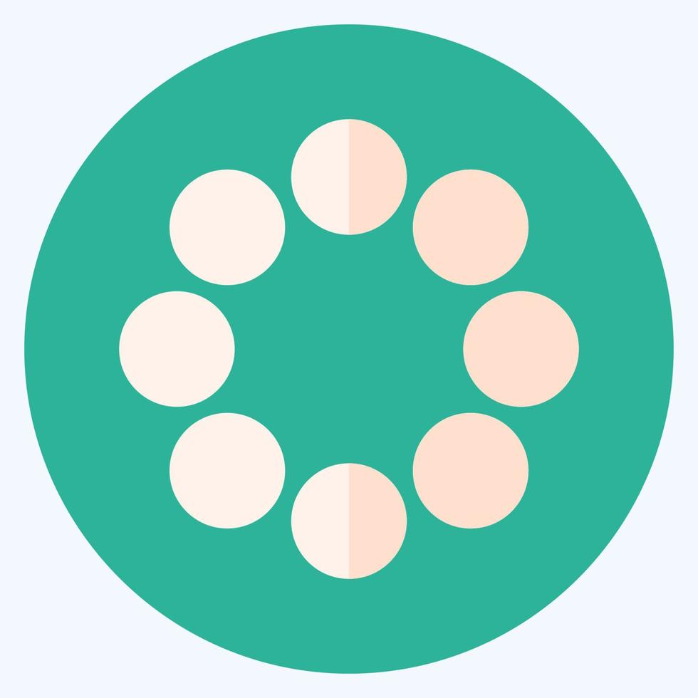 Icon Group Work - Flat Style - Simple illustration,Editable stroke vector