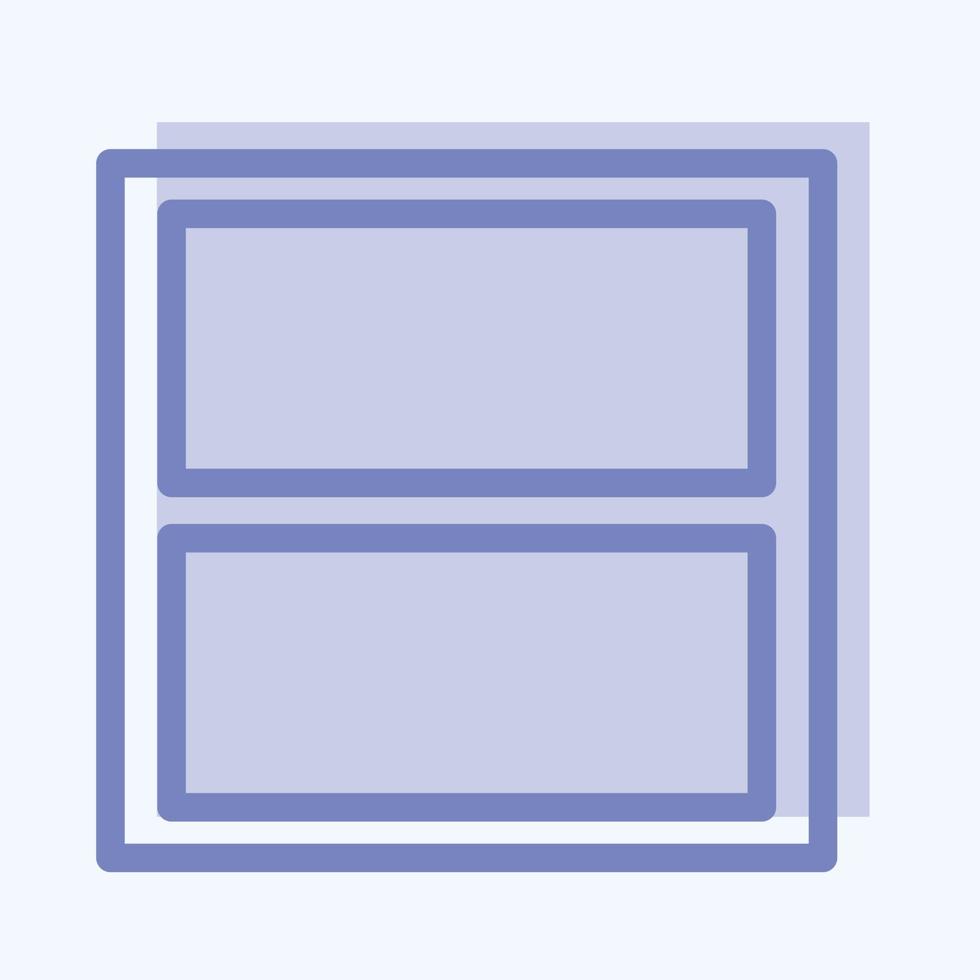vista de icono straam - estilo de dos tonos - ilustración simple, trazo editable vector