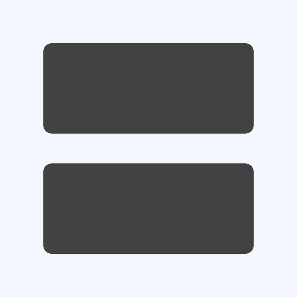 Icon View Array - Glyph Style - Simple illustration,Editable stroke vector