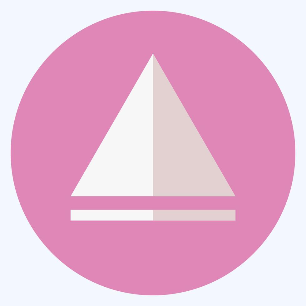Icon Eject - Flat Style - Simple illustration,Editable stroke vector