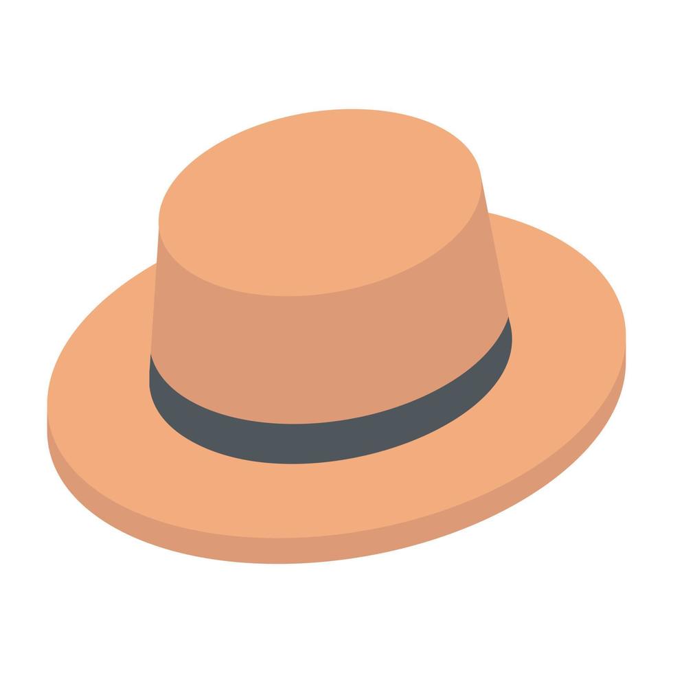 Trendy Hat Concepts vector