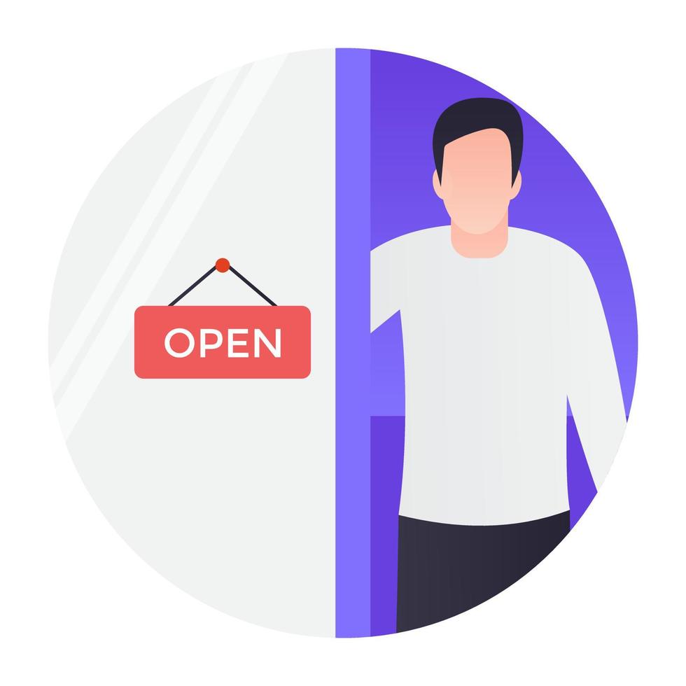 Open Shop Concepts vector